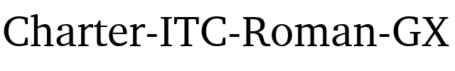 Charter ITC GX Roman.ttf