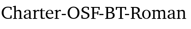 Charter OSF BT Roman.ttf