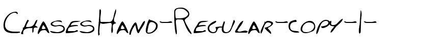 ChasesHand Regular.ttf