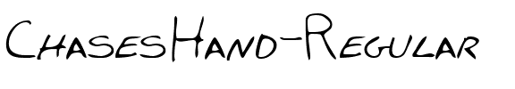 ChasesHand Regular.ttf