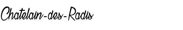 Chatelain des Radis Regular.ttf