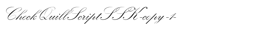CheckQuillScriptSSK Regular.ttf