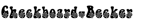 Checkboard Becker Normal.ttf