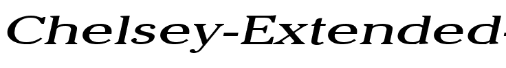 Chelsey Extended Italic.ttf