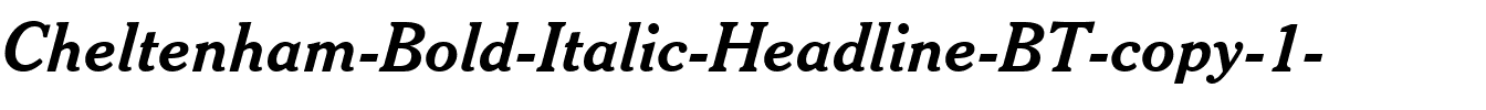 Cheltenhm BdItHd BT Bold Italic.ttf