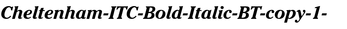 ChelthmITC Bk BT Bold Italic.ttf