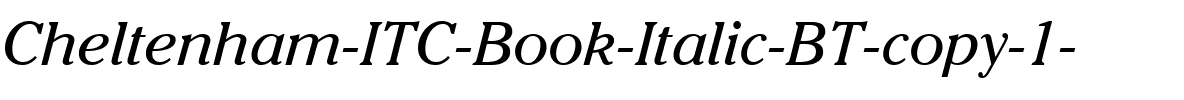 ChelthmITC Bk BT Book Italic.ttf