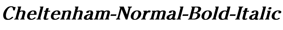 Cheltenham-Normal Bold Italic.ttf
