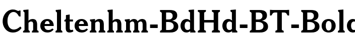 Cheltenhm BdHd BT Bold.ttf