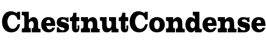 ChestnutCondensed Regular.ttf