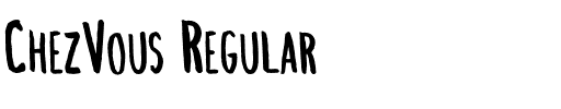 Chez Vous Regular.otf