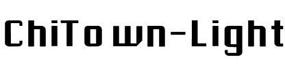 ChiTown-Light Regular.ttf