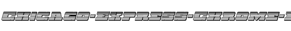 Chicago Express Chrome Italic Italic.ttf