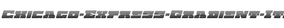 Chicago Express Gradient Italic Italic.ttf