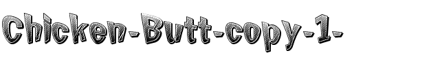 Chicken Butt Normal.ttf