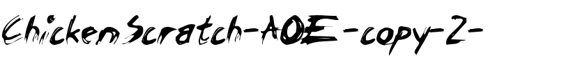 ChickenScratch AOE Regular.ttf