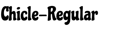 Chicle Regular.ttf