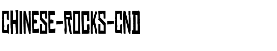Chinese Rocks Cnd Regular.ttf
