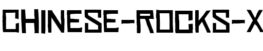Chinese Rocks Xp Regular.ttf