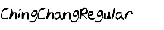 ChingChangRegular Regular.ttf