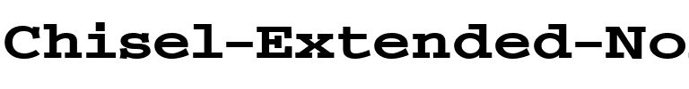 Chisel-Extended Normal.ttf
