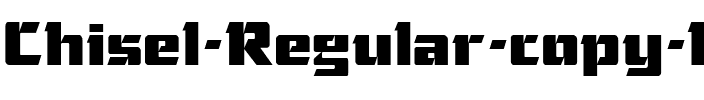 Chisel Regular.ttf