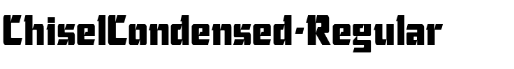 ChiselCondensed Regular.ttf