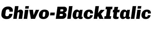 Chivo Black Italic.ttf