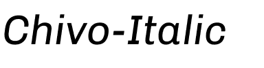Chivo Italic.ttf