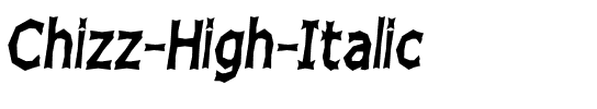 Chizz High Italic.ttf