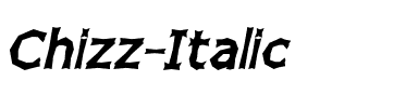 Chizz Italic.ttf