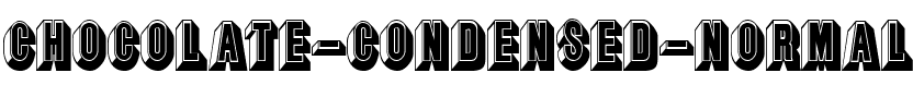 Chocolate-Condensed  Normal.ttf