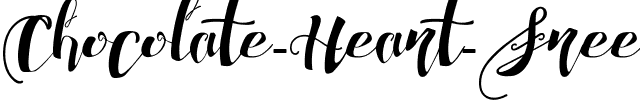Chocolate Heart Free Regular.ttf