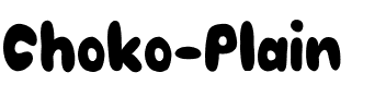Choko Plain Regular.ttf