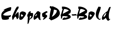 ChopasDB Bold.ttf
