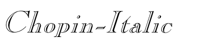 Chopin-Italic Regular.ttf