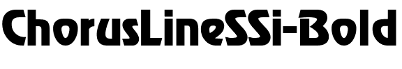ChorusLineSSi Bold.ttf