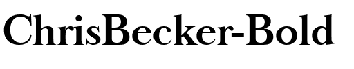 ChrisBecker Bold.ttf