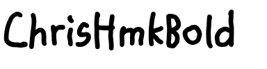 ChrisHmkBold Regular.ttf