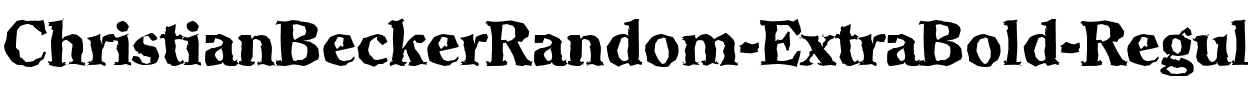 ChristianBeckerRandom-ExtraBol d-Regular.ttf