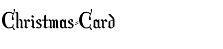Christmas Card Regular.ttf