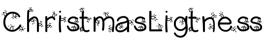 ChristmasLigtness Medium.ttf