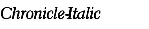 Chronicle Italic.ttf