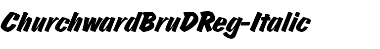 ChurchwardBruDReg Italic.ttf
