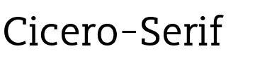 Cicero Serif Regular.ttf