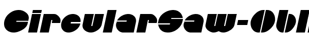 CircularSaw Oblique.ttf