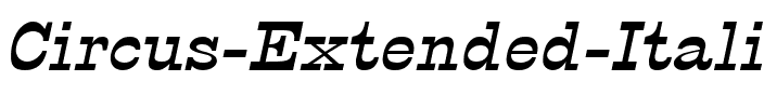 Circus-Extended Italic.ttf