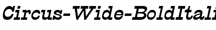 Circus Wide BoldItalic.ttf