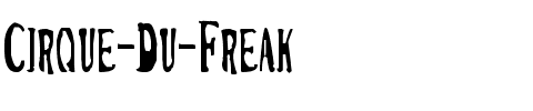 Cirque Du Freak Normal.ttf
