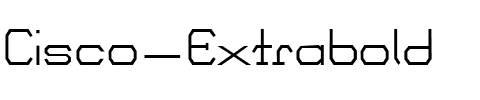 Cisco Extrabold.ttf